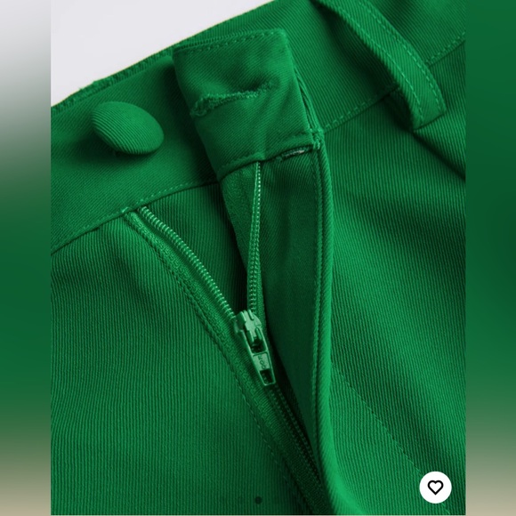 Cider high waist wide leg trouser green - Picture 2 of 4